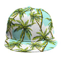 Palm Tree Tropical Pattern Print Snapback Cap