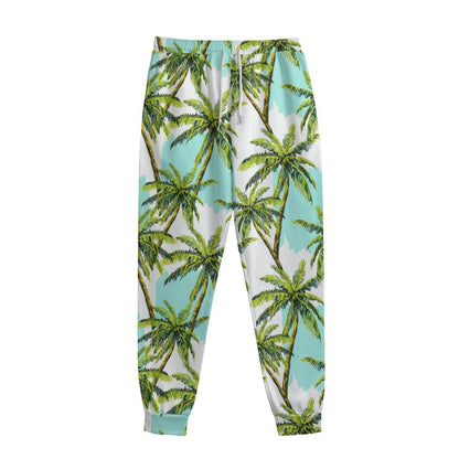 Palm Tree Tropical Pattern Print Sweatpants