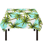 Palm Tree Tropical Pattern Print Tablecloth