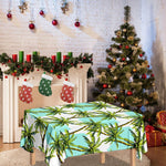 Palm Tree Tropical Pattern Print Tablecloth