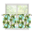Palm Tree Tropical Pattern Print Tier Curtains