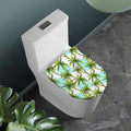 Palm Tree Tropical Pattern Print Toilet Lid Cover