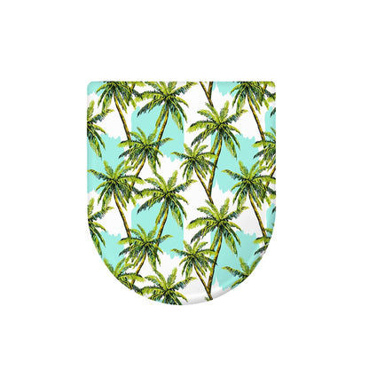 Palm Tree Tropical Pattern Print Toilet Lid Cover