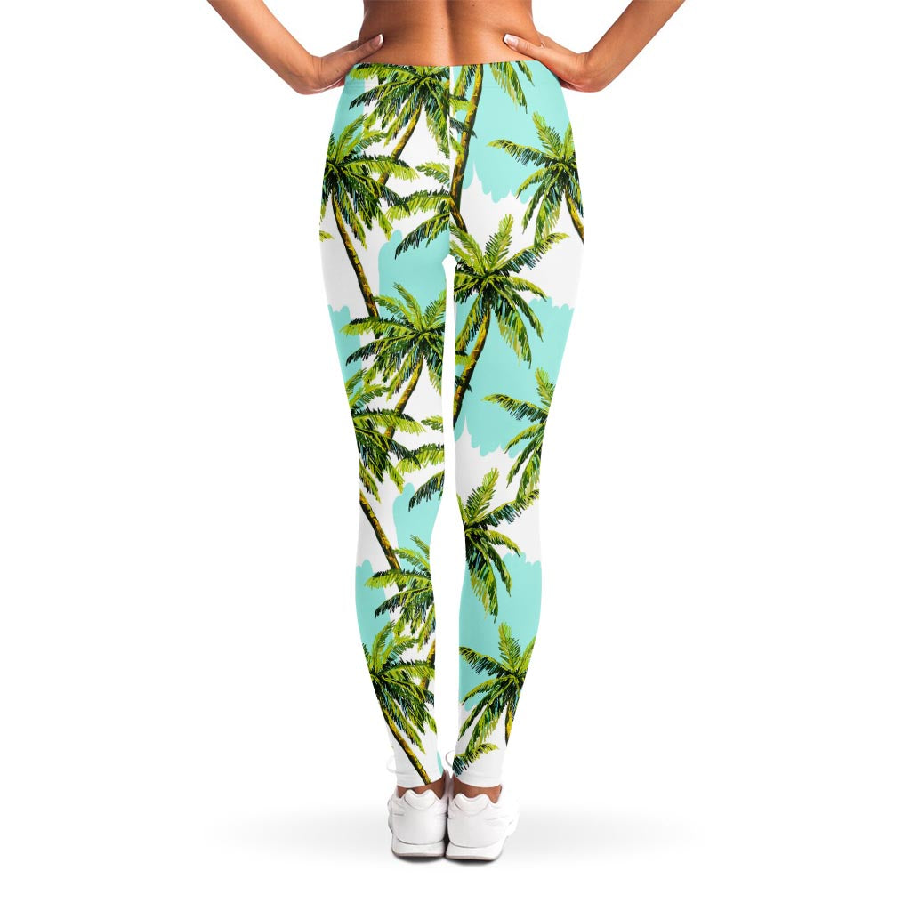 Palm Tree Tropical Pattern Print Women's Leggings
