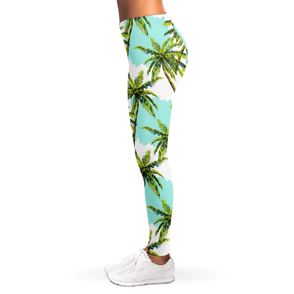 Palm Tree Tropical Pattern Print Women's Leggings