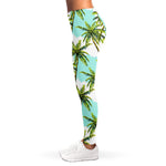 Palm Tree Tropical Pattern Print Women's Leggings
