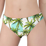Palm Tree Tropical Pattern Print Women's Panties