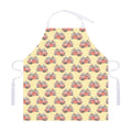 Panda Firefighter And Cat Pattern Print Adjustable Apron