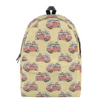 Panda Firefighter And Cat Pattern Print Backpack