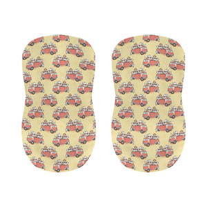 Panda Firefighter And Cat Pattern Print Bar Stool Covers