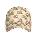 Panda Firefighter And Cat Pattern Print Baseball Cap
