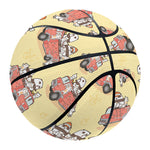 Panda Firefighter And Cat Pattern Print Basketball