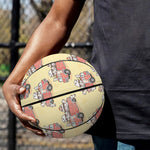 Panda Firefighter And Cat Pattern Print Basketball