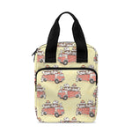 Panda Firefighter And Cat Pattern Print Bible Tote Bag