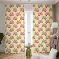 Panda Firefighter And Cat Pattern Print Dimout Pencil Pleat Curtains