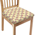 Panda Firefighter And Cat Pattern Print Chair Cushion Cover