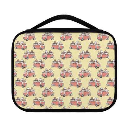 Panda Firefighter And Cat Pattern Print Classic Bible Case