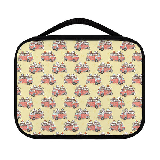 Panda Firefighter And Cat Pattern Print Classic Bible Case