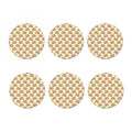 Panda Firefighter And Cat Pattern Print Coaster Set