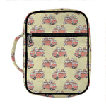 Panda Firefighter And Cat Pattern Print Front Pocket Bible Bag