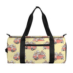 Panda Firefighter And Cat Pattern Print Gym Bag