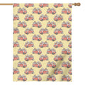 Panda Firefighter And Cat Pattern Print House Flag