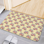 Panda Firefighter And Cat Pattern Print Indoor Door Mat