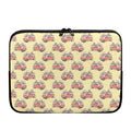 Panda Firefighter And Cat Pattern Print Laptop Sleeve