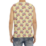 Panda Firefighter And Cat Pattern Print Men's Fitness Tank Top