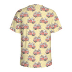 Panda Firefighter And Cat Pattern Print Men's Sports T-Shirt