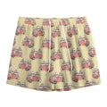 Panda Firefighter And Cat Pattern Print Mesh Shorts