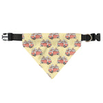 Panda Firefighter And Cat Pattern Print Over The Collar Dog Bandana