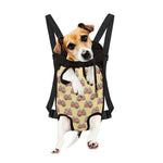 Panda Firefighter And Cat Pattern Print Pet Carrier Backpack