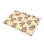 Panda Firefighter And Cat Pattern Print Pet Cooling Mat Cover