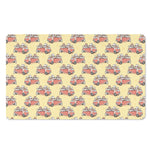 Panda Firefighter And Cat Pattern Print Polyester Doormat