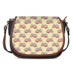 Panda Firefighter And Cat Pattern Print Saddle Bag