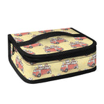 Panda Firefighter And Cat Pattern Print Small Lunch Bag