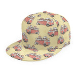 Panda Firefighter And Cat Pattern Print Snapback Cap