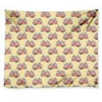 Panda Firefighter And Cat Pattern Print Tapestry