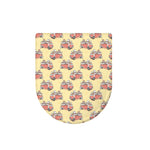 Panda Firefighter And Cat Pattern Print Toilet Lid Cover