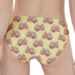 Panda Firefighter And Cat Pattern Print Women's Panties