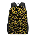 Papaya And Banana Pattern Print 17 Inch Backpack