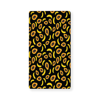 Papaya And Banana Pattern Print Baby Crib Sheet