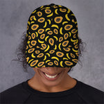 Papaya And Banana Pattern Print Baseball Cap