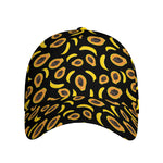 Papaya And Banana Pattern Print Baseball Cap