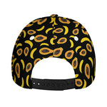 Papaya And Banana Pattern Print Baseball Cap