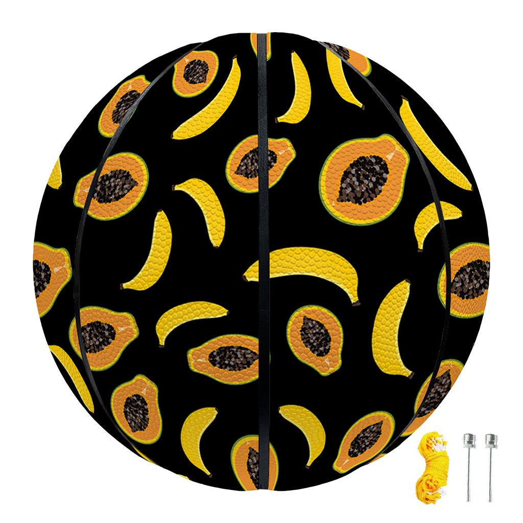 Papaya And Banana Pattern Print Basketball