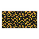 Papaya And Banana Pattern Print Beach Towel