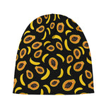 Papaya And Banana Pattern Print Beanie