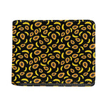 Papaya And Banana Pattern Print Bifold Wallet
